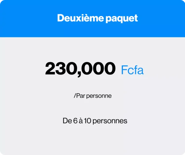 Deuxième paquet
